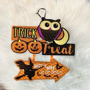 Halloween, Trick or Treat sign
